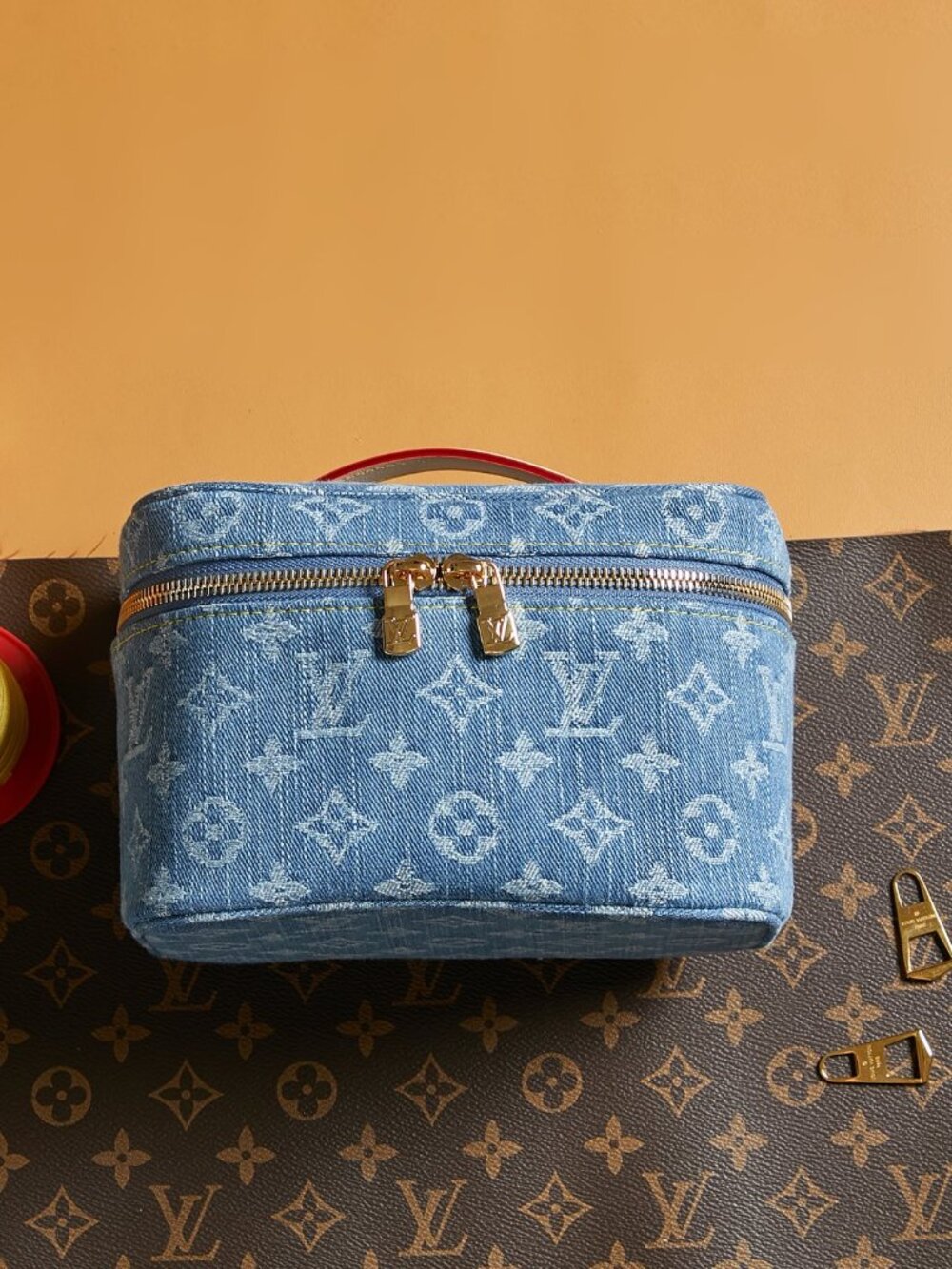 Louis Vuitton Nice Mini Vanity Case in Monogram Denim